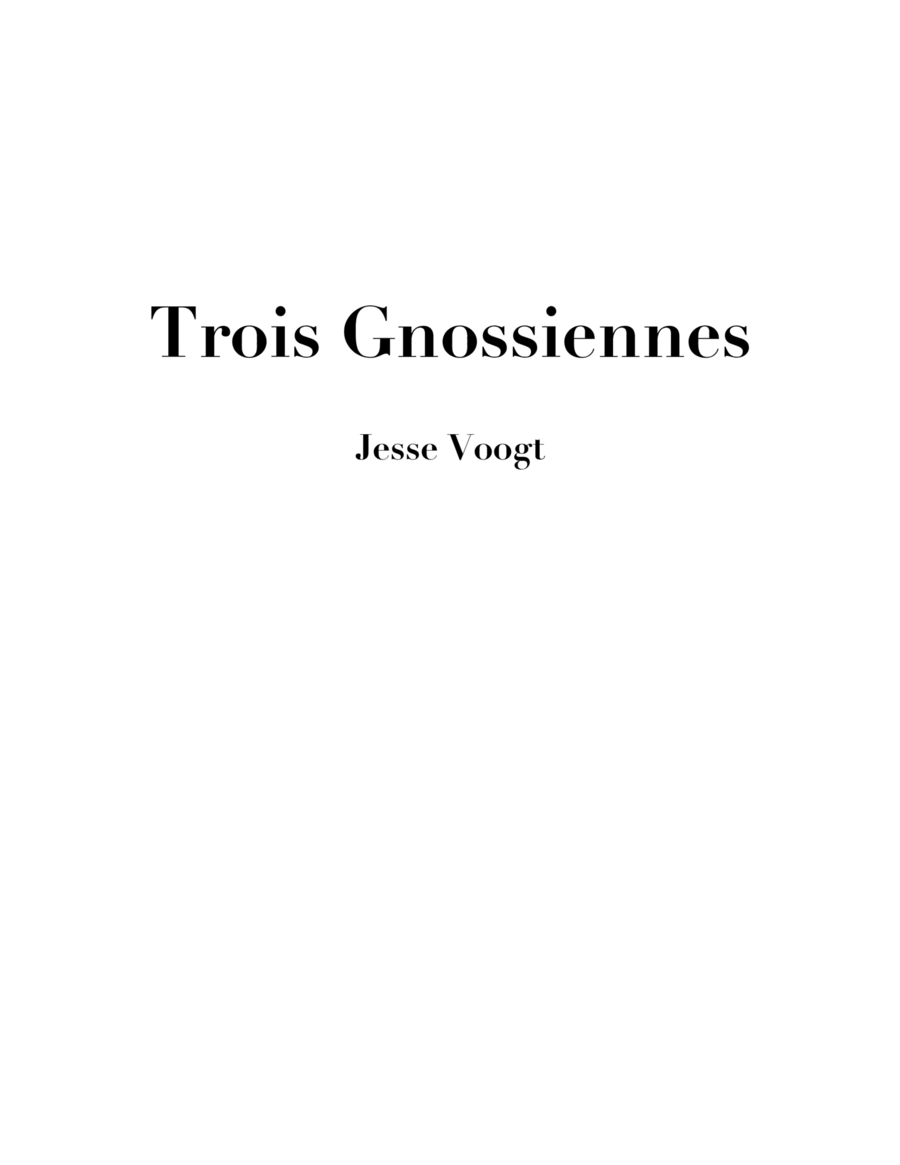 Trois Gnossiennes image number null