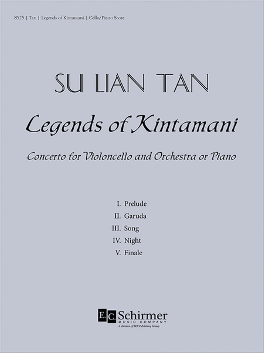 Legends of Kintamani (Cello/Piano Score) Orchestra scores gallery preview page 1