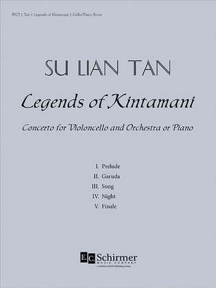 Legends of Kintamani: Concerto for Violoncello Solo and Orchestra (Cello/Piano Score and Part)