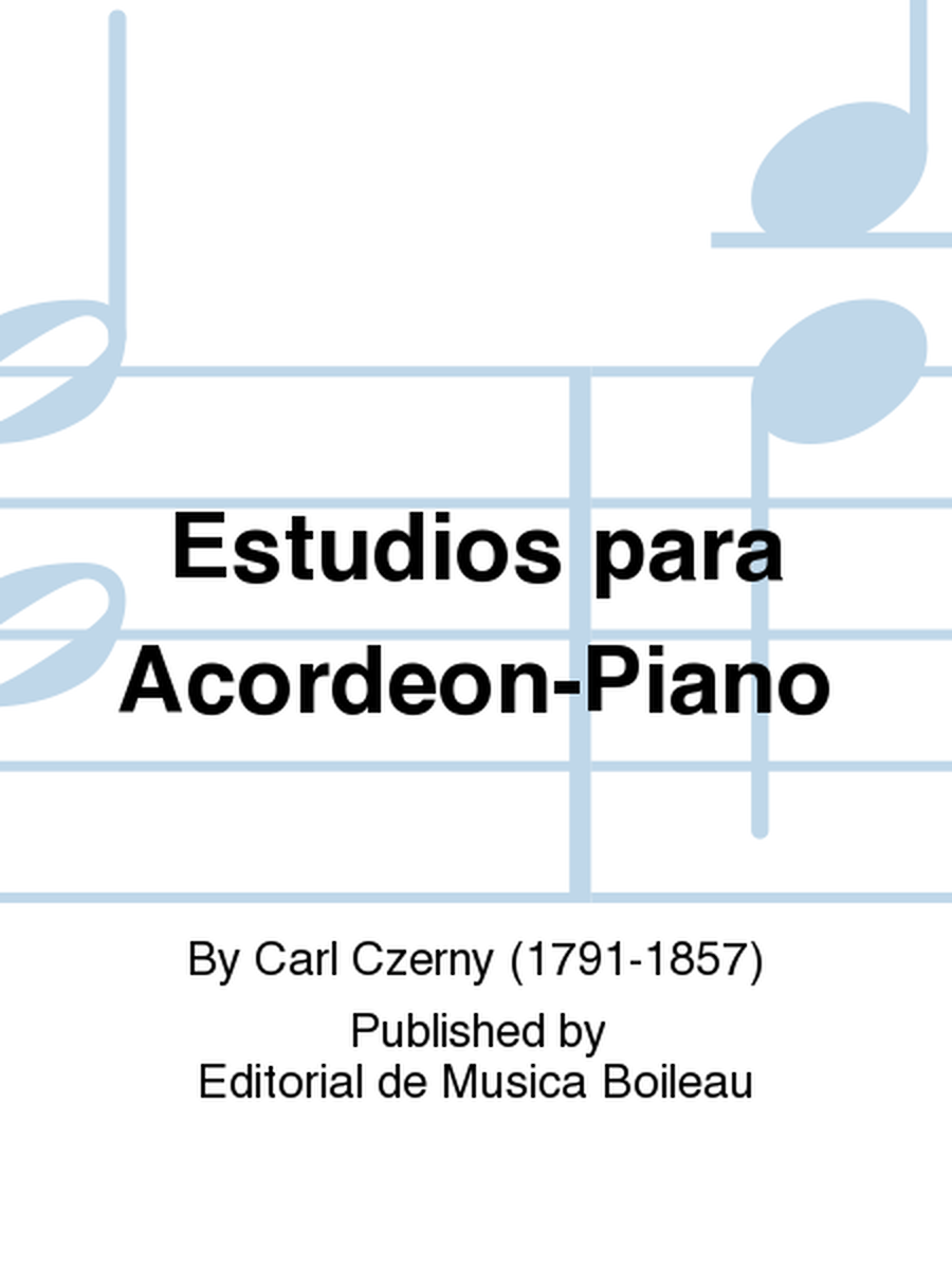 Estudios para Acordeon-Piano