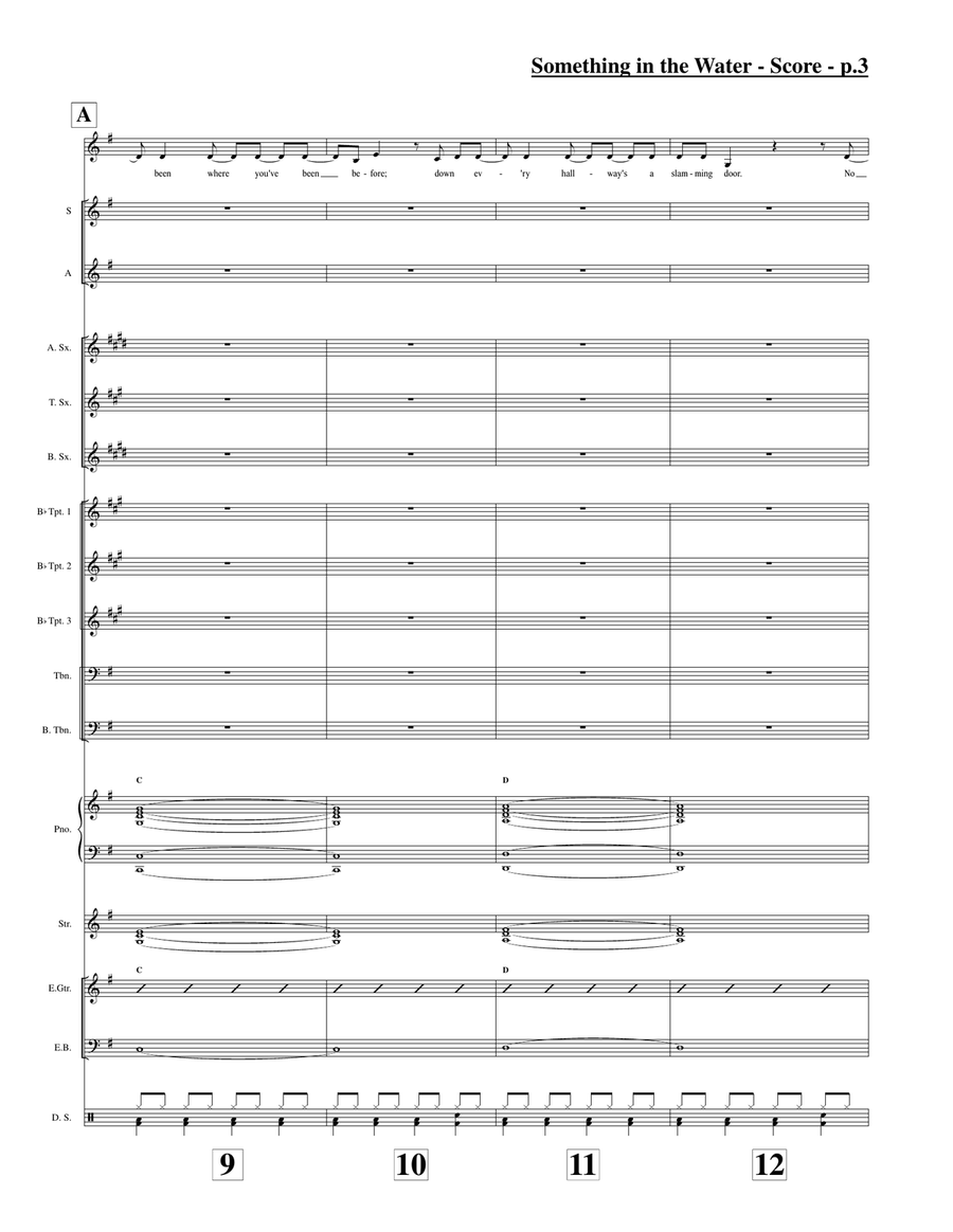Something In The Water Something In The Water Jazz Ensemble scores gallery preview page 3