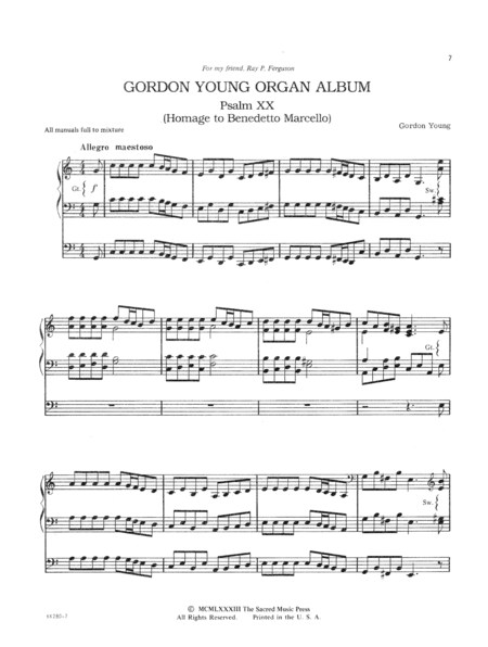 Gordon Young Organ Album