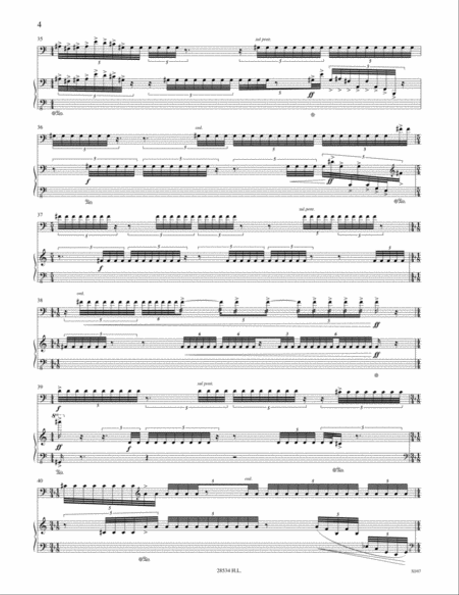 Pieces Pour Paul Klee (5) Piano Accompaniment scores gallery preview page 5