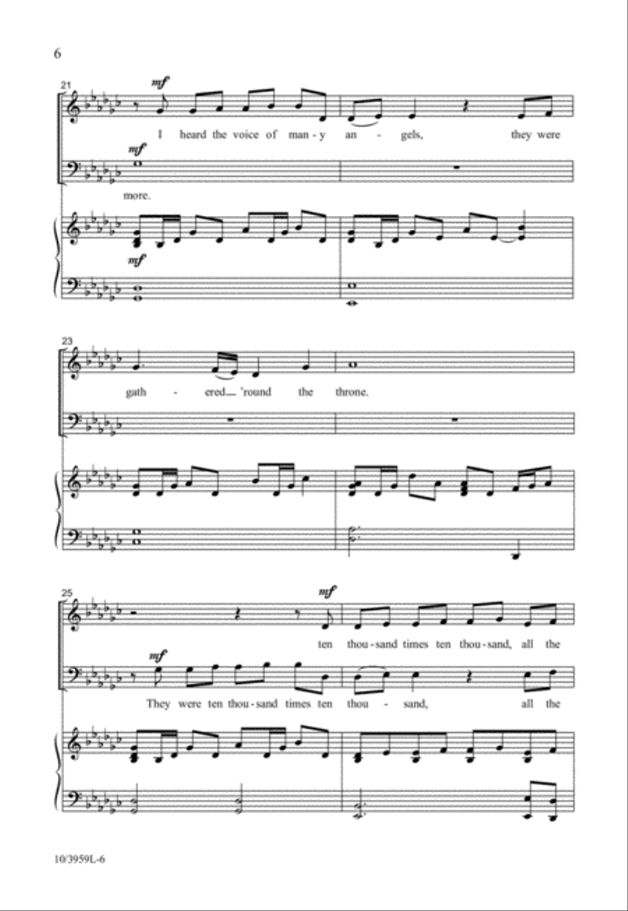 Worthy is the Lamb 4-Part scores gallery preview page 6