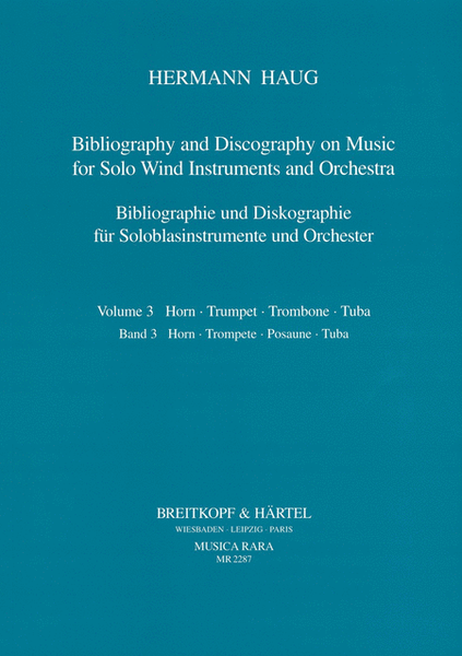 Bibliography and Discography on Music for Solo Wind Instruments and Orchestra