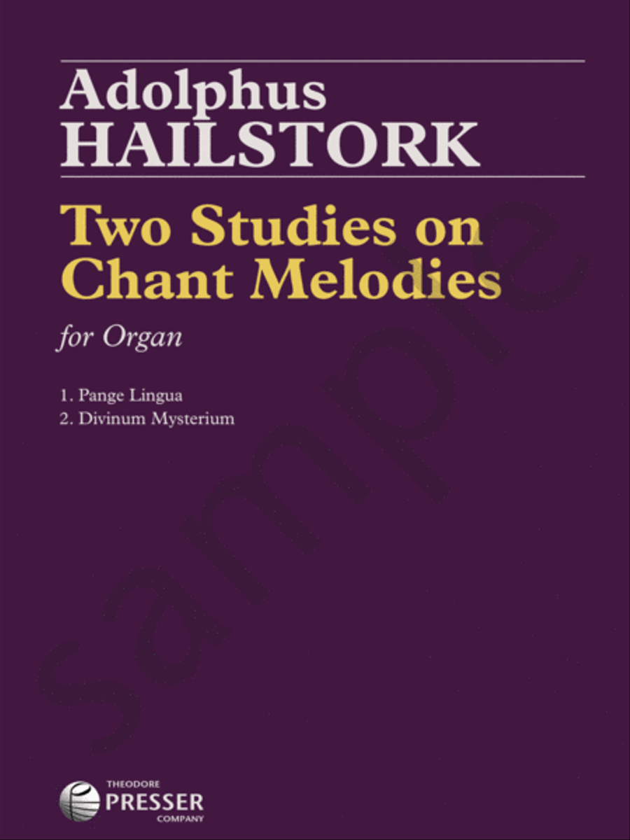 Two Studies On Chant Melodies Chamber Music scores gallery preview page 2