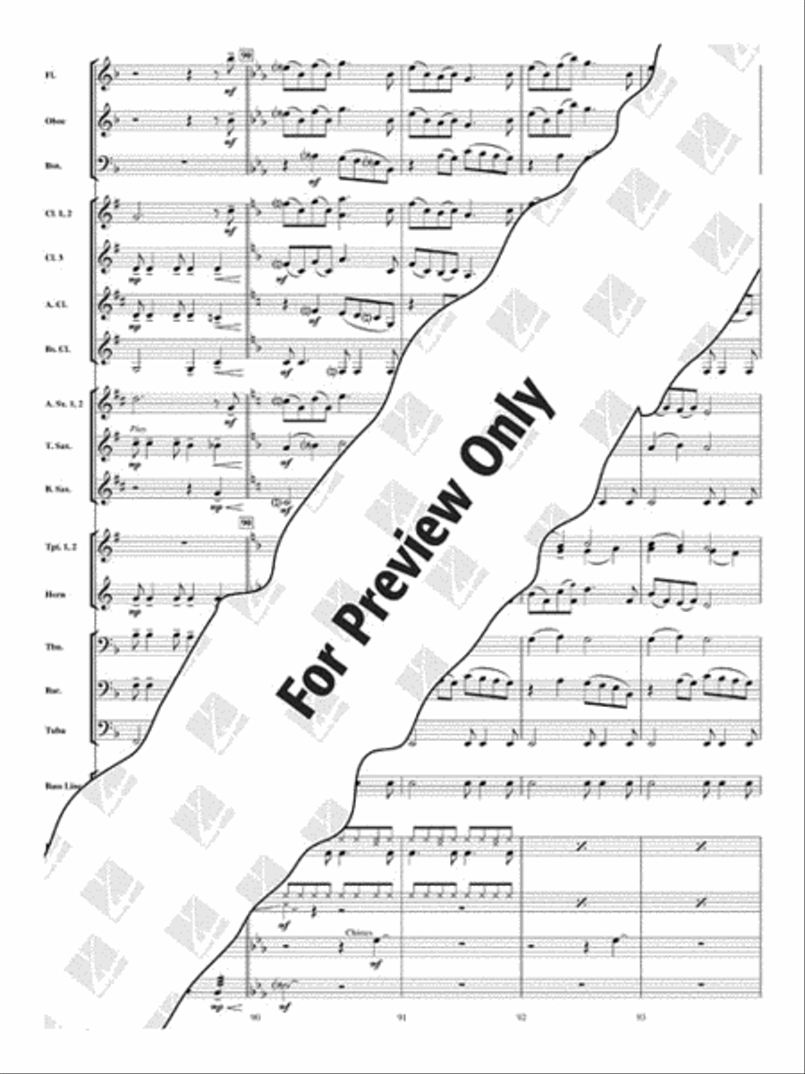 The Polar Express (Medley) Concert Band scores gallery preview page 15