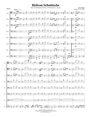 Helicon Schottische for Tuba or Bass Trombone Solo in Octet