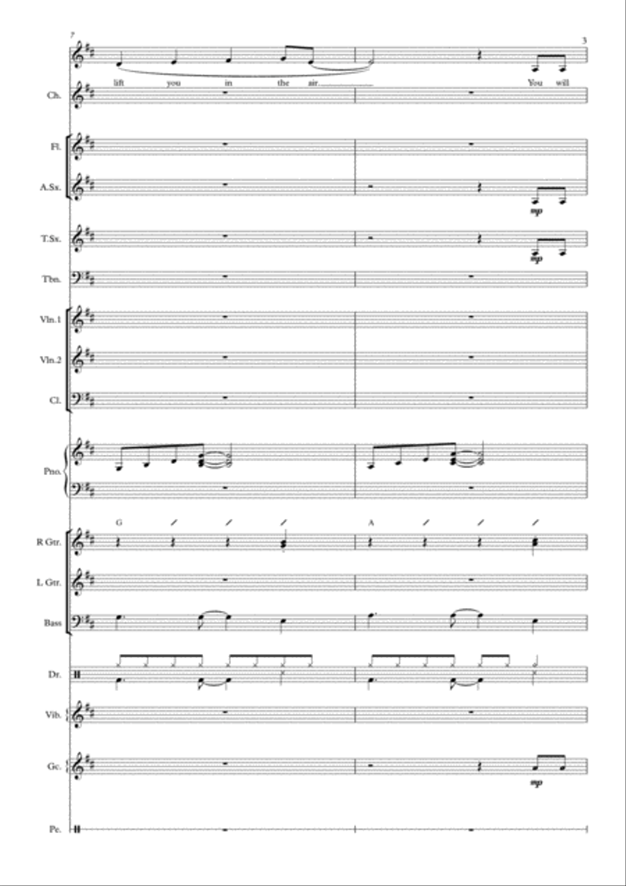 YOU'RE JUST BUBBLES 'Alice in Wonderland' for Show Bands Concert Band scores gallery preview page 5