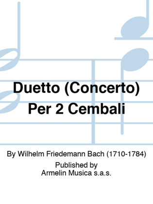 Duetto (Concerto) Per 2 Cembali