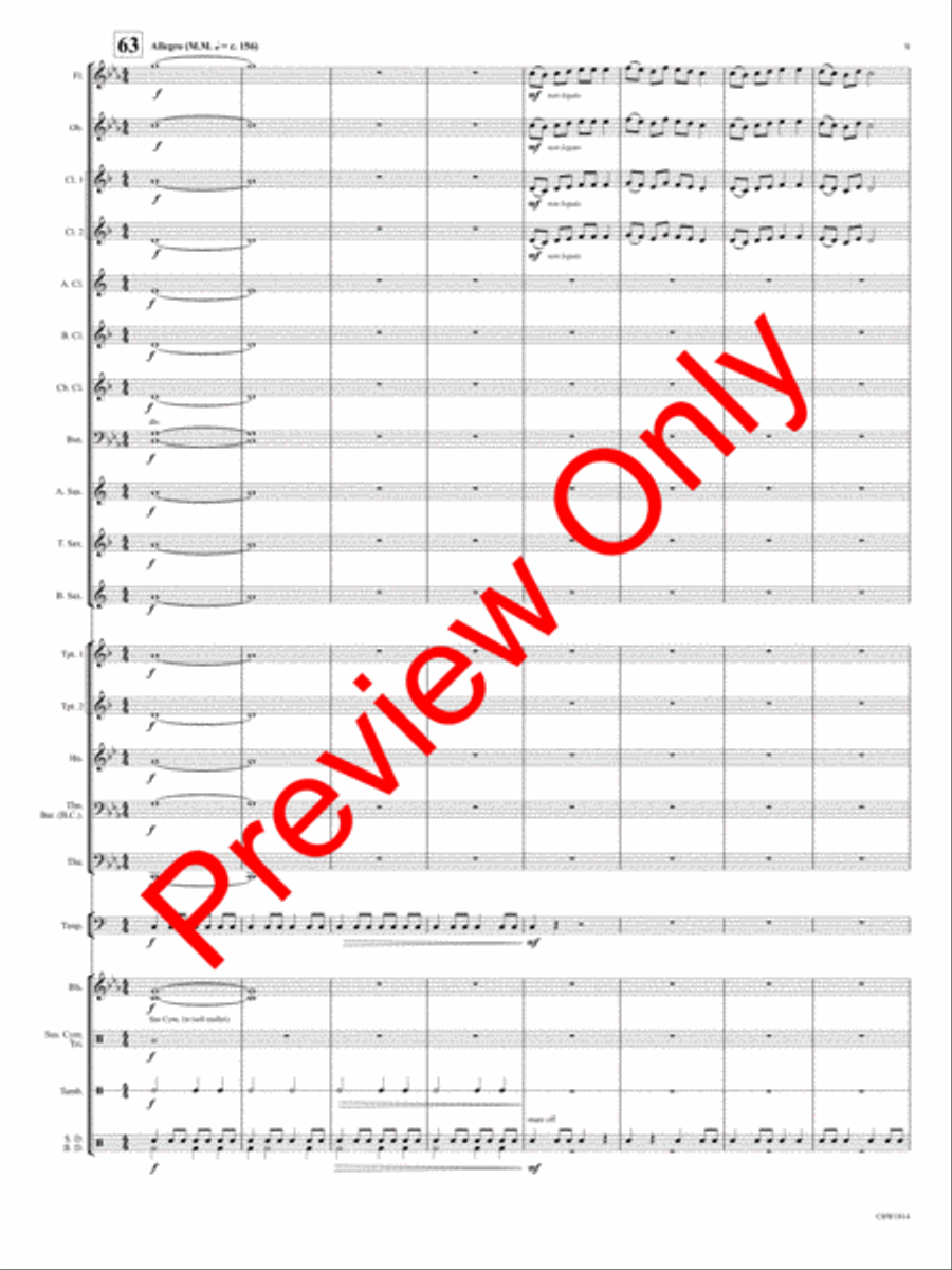 Laudis Concert Band scores gallery preview page 12
