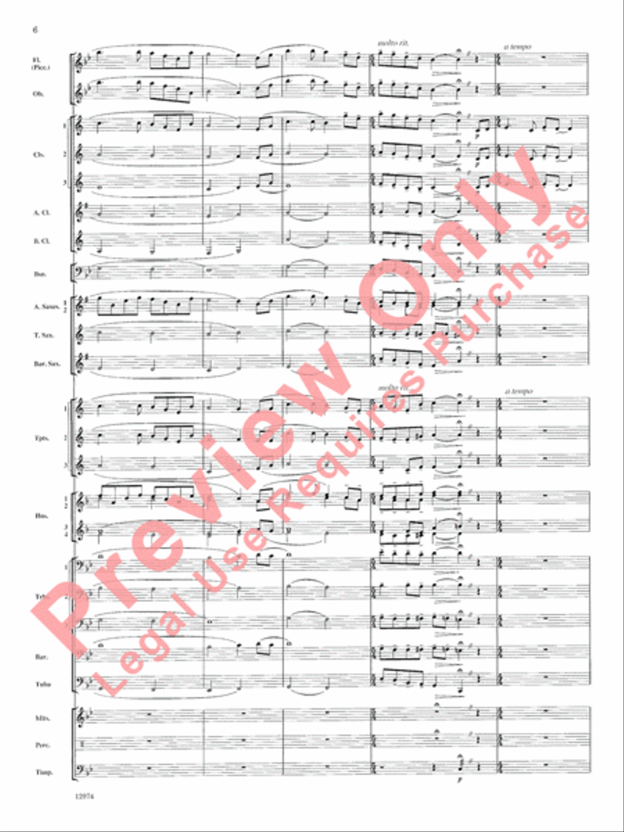 Cumberland Cross Concert Band scores gallery preview page 7