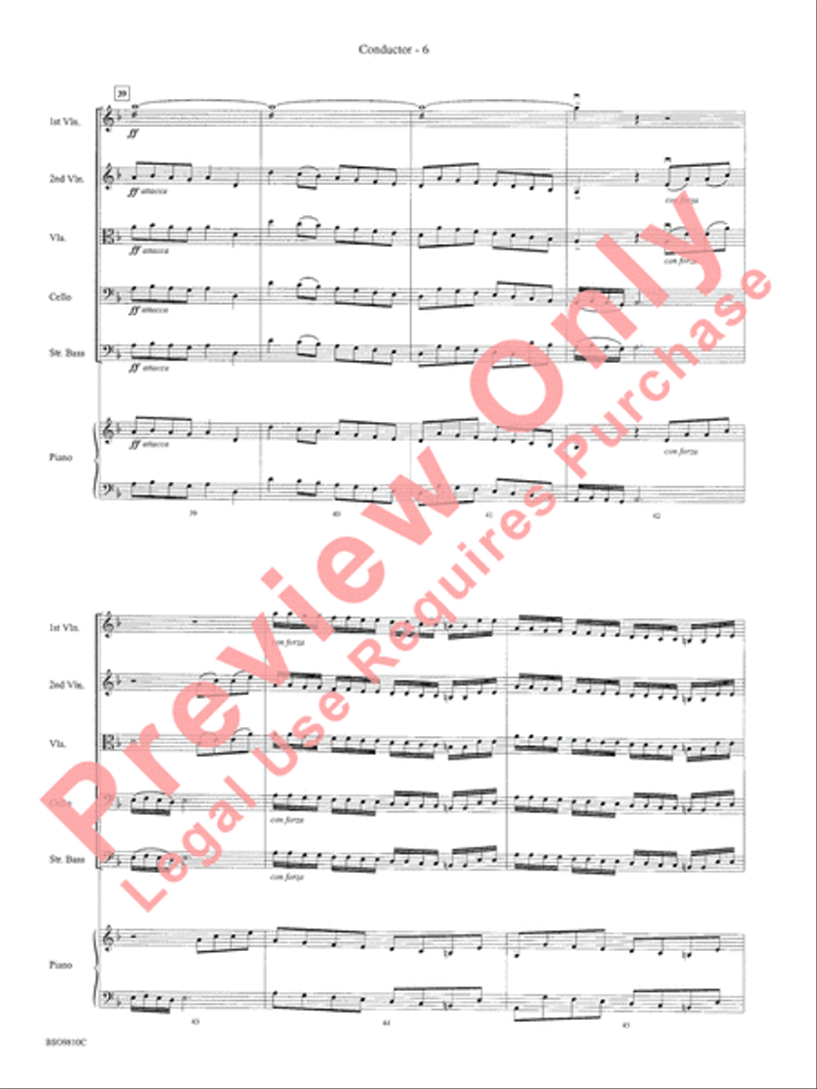Ancient Ritual String Orchestra scores gallery preview page 9