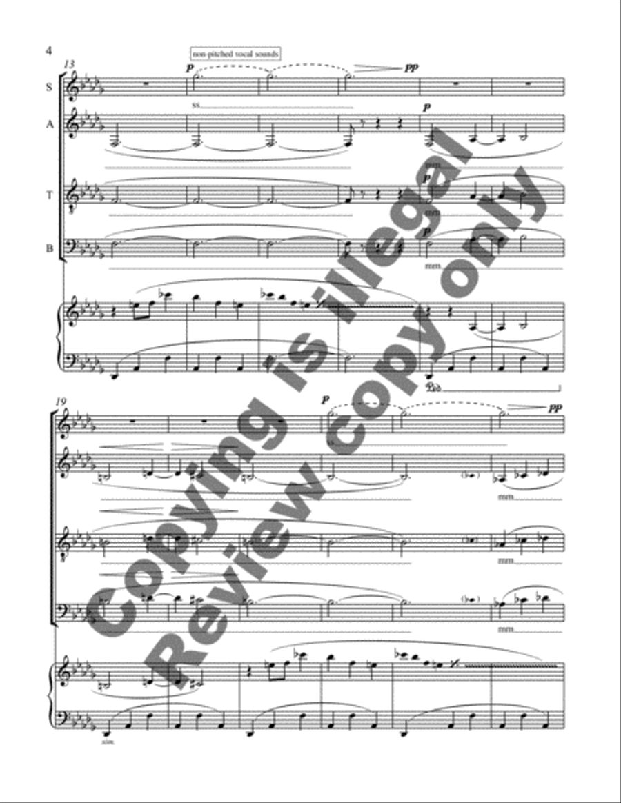 Harlem Night Song from Harlem Songs 4-Part scores gallery preview page 9