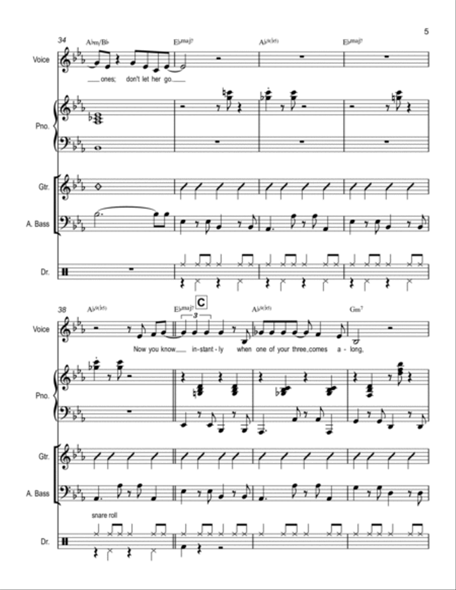 One of the Great Ones Small Ensemble scores gallery preview page 5