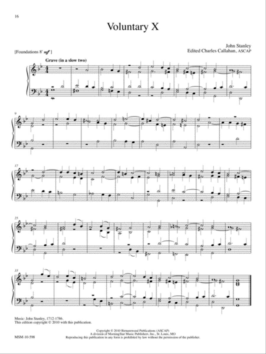 Voluntary X Organ scores gallery preview page 1