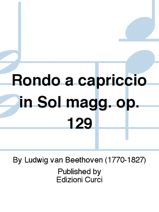 Rondo a capriccio in Sol magg. op. 129