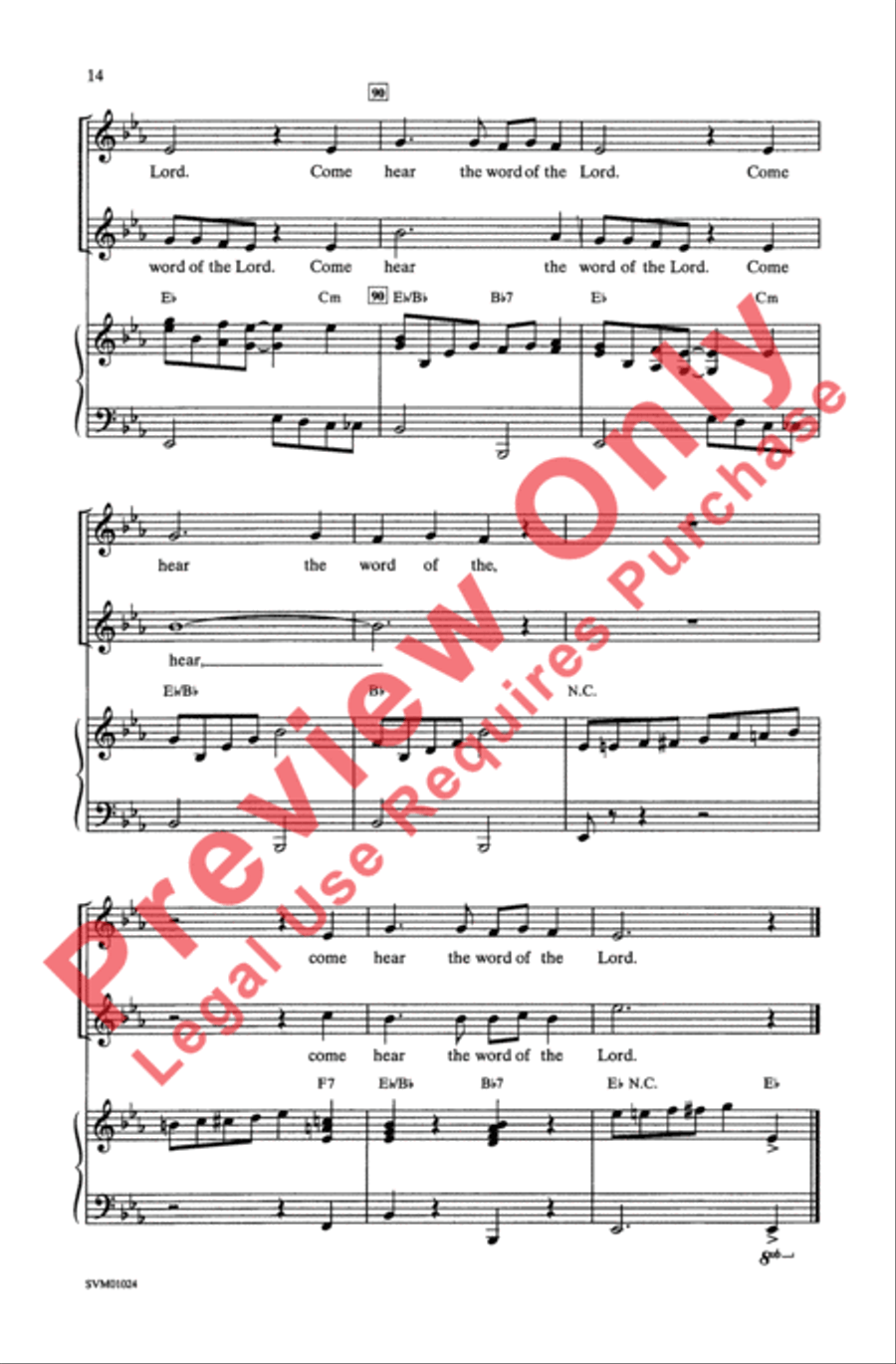 Dry Bones Dry Bones 2-Part scores gallery preview page 14