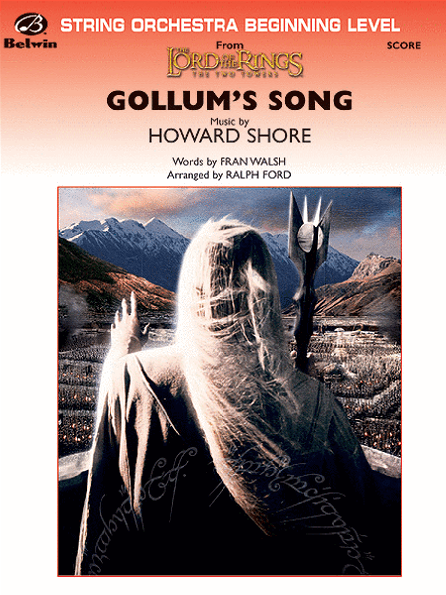 Gollum's Song (from The Lord of the Rings: The Two Towers) String Orchestra scores gallery preview page 1