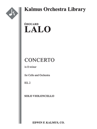 Book cover for Concerto for Cello in D minor