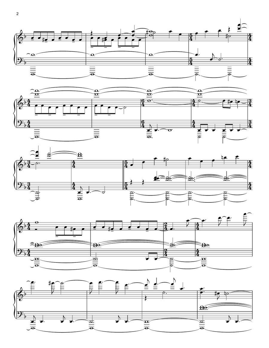 A Nightmare On Elm Street Piano Solo scores gallery preview page 2