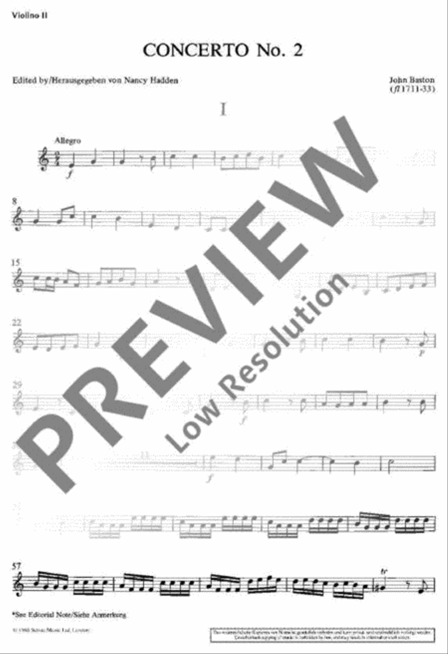 Concerto No. 2 C Major Concerto No. 2 C Major Violin scores gallery preview page 3
