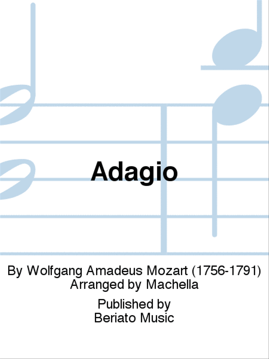 Adagio Adagio Organ scores gallery preview page 1