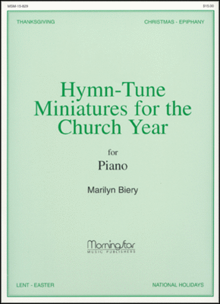 Hymn-Tune Miniatures for the Church Year image number null