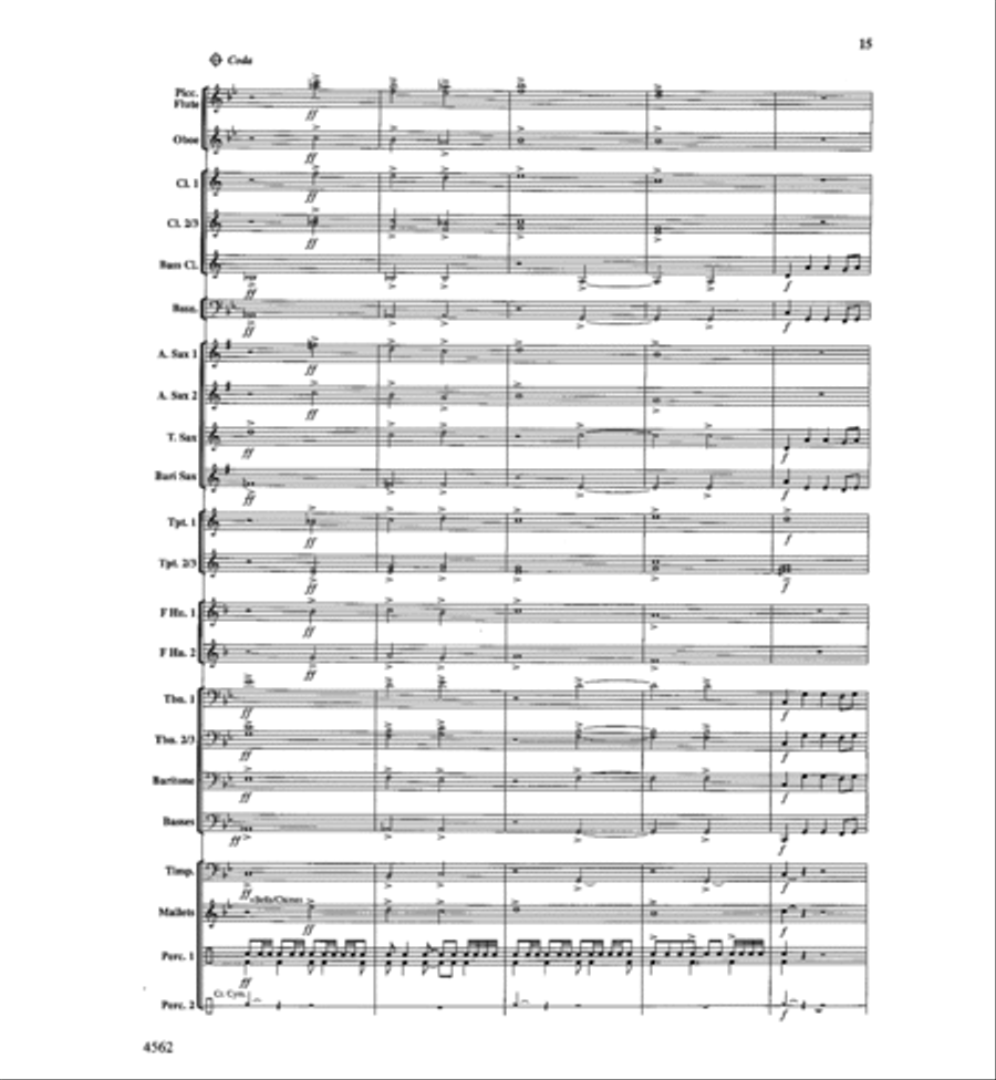 Antecedium Antecedium Concert Band scores gallery preview page 16