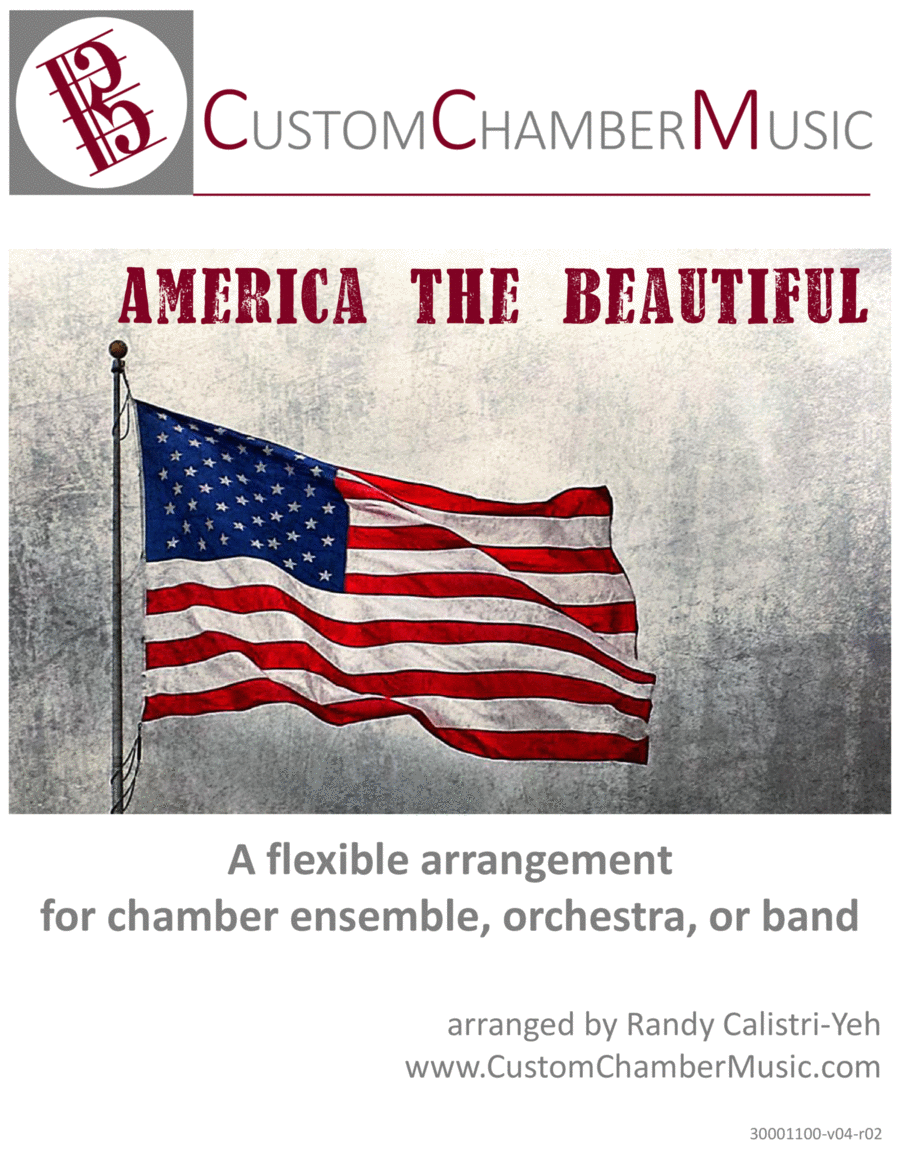 America the Beautiful (Flexible Ensemble) Small Ensemble scores gallery preview page 1