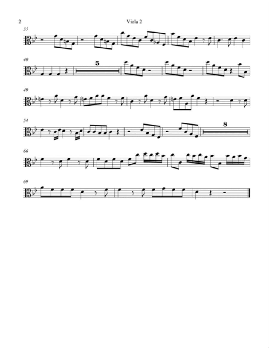 Concerto Grosso Op. 3 #1 Movement 1 String Orchestra scores gallery preview page 4