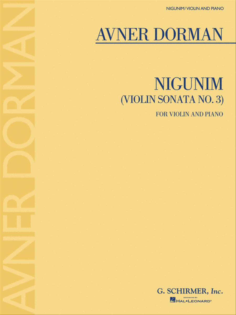 Nigunim (Violin Sonata No. 3) Violin Solo scores gallery preview page 1