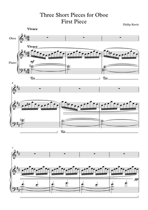 Three Short Pieces for Oboe and Piano