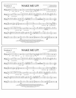 Book cover for Wake Me Up! - Trombone 2