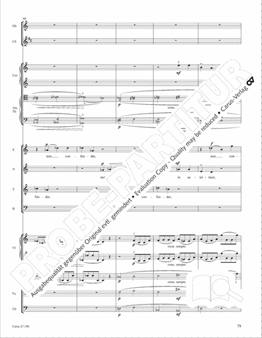 Te Deum 4-Part scores gallery preview page 86