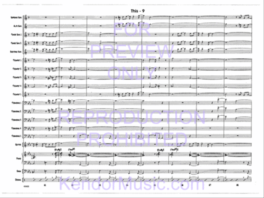 This Jazz Ensemble scores gallery preview page 11