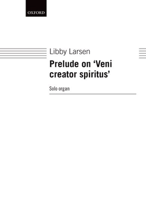 Book cover for Prelude on 'Veni creator spiritus'