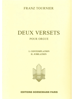 Book cover for 2 Versets (organ)
