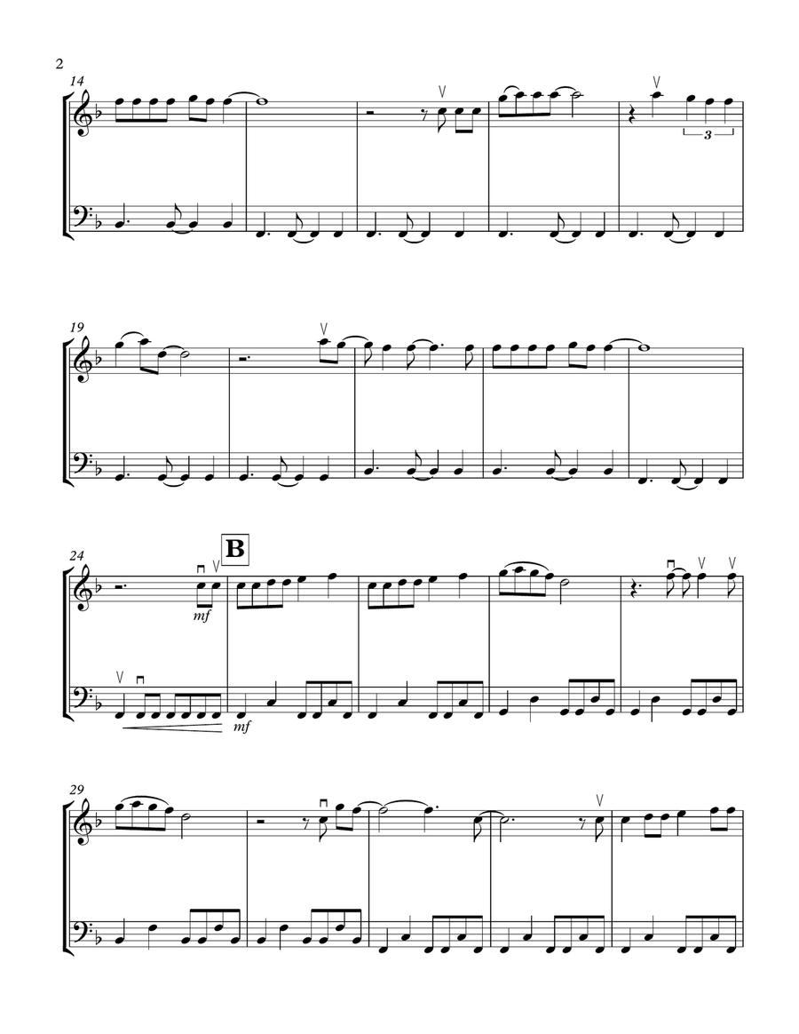 Marry You String Duet scores gallery preview page 2