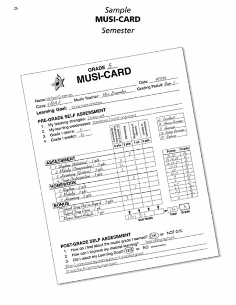 The Ultimate Music Assessment and Evaluation Kit Classroom Materials scores gallery preview page 5