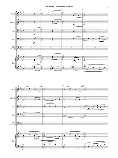New World Anthem (String Quintet) image number null
