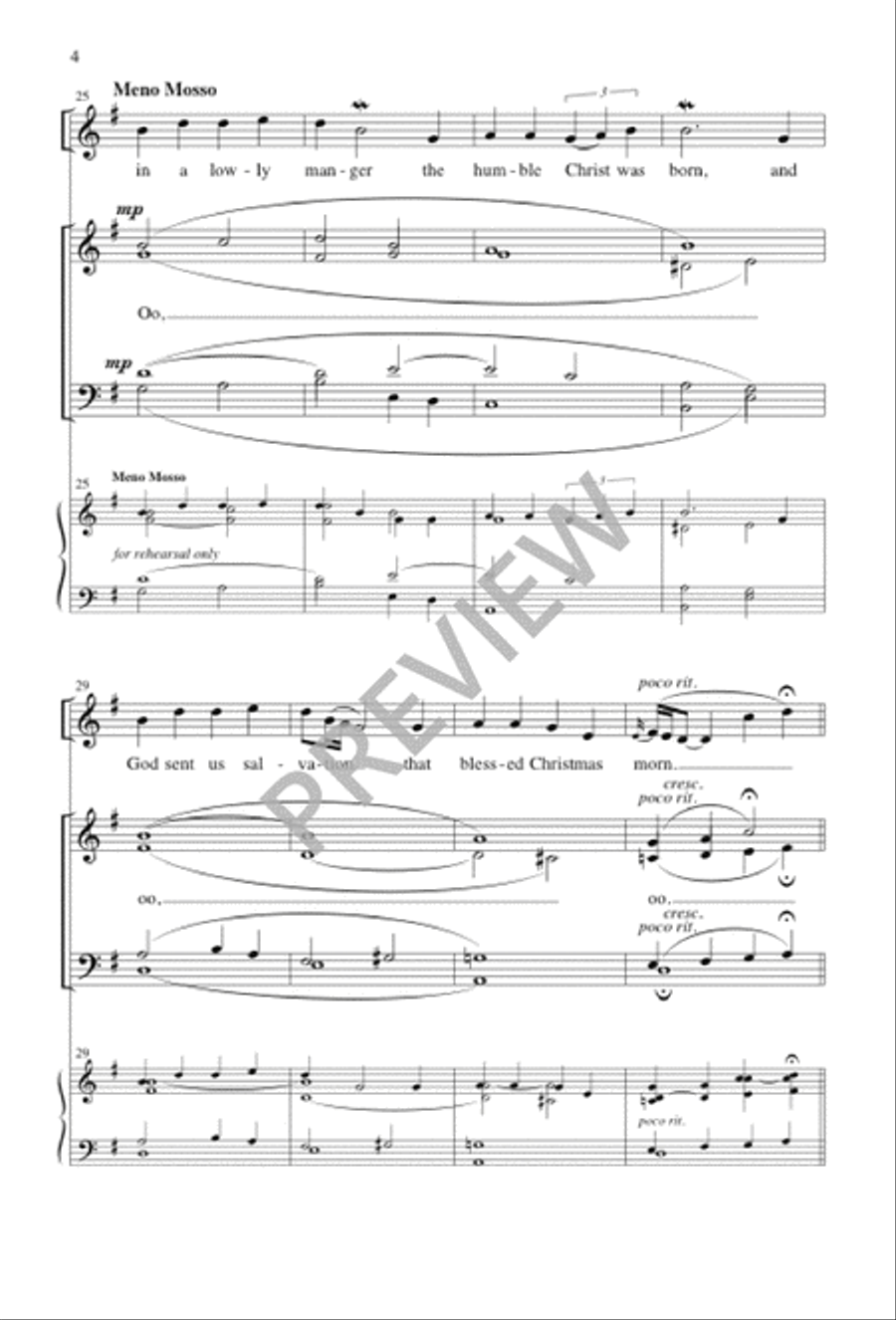 Go Tell It on the Mountain Divisi scores gallery preview page 5