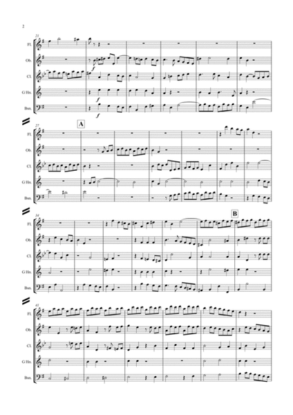 Handel: Messiah (Der Messias) Overture - wind quintet image number null