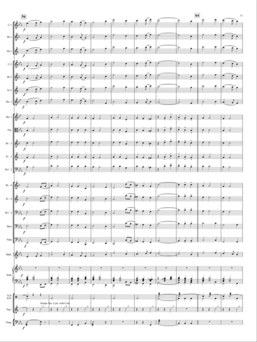Brandon Bay Brandon Bay Concert Band scores gallery preview page 10