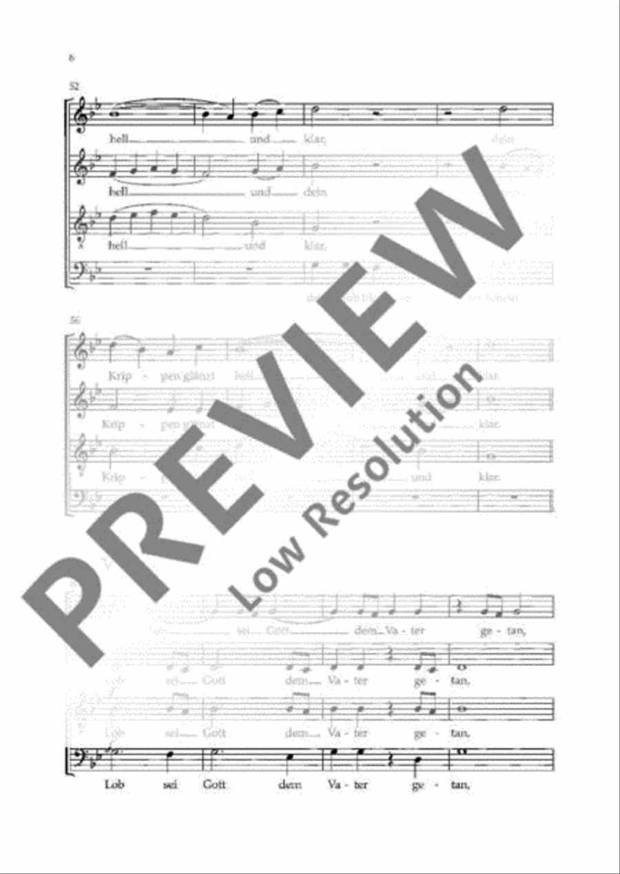 Now come, the gentiles' savior 4-Part scores gallery preview page 7