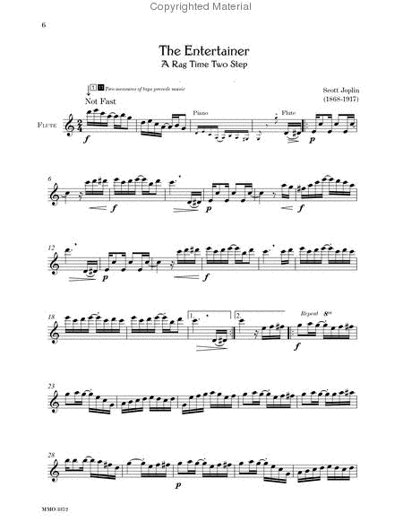 Classic Rags for Flute and Piano image number null