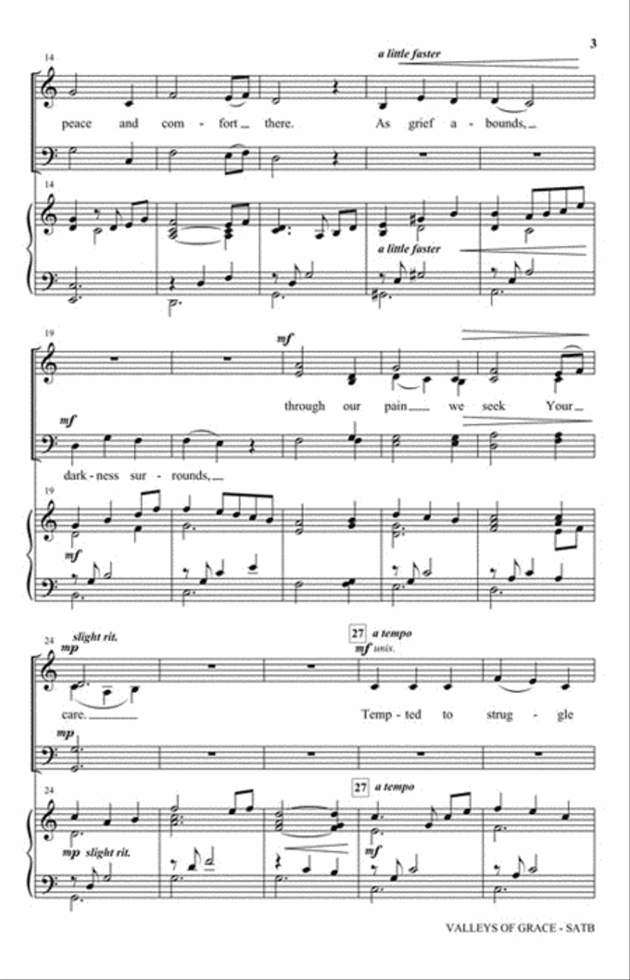 Valleys of Grace 4-Part scores gallery preview page 3
