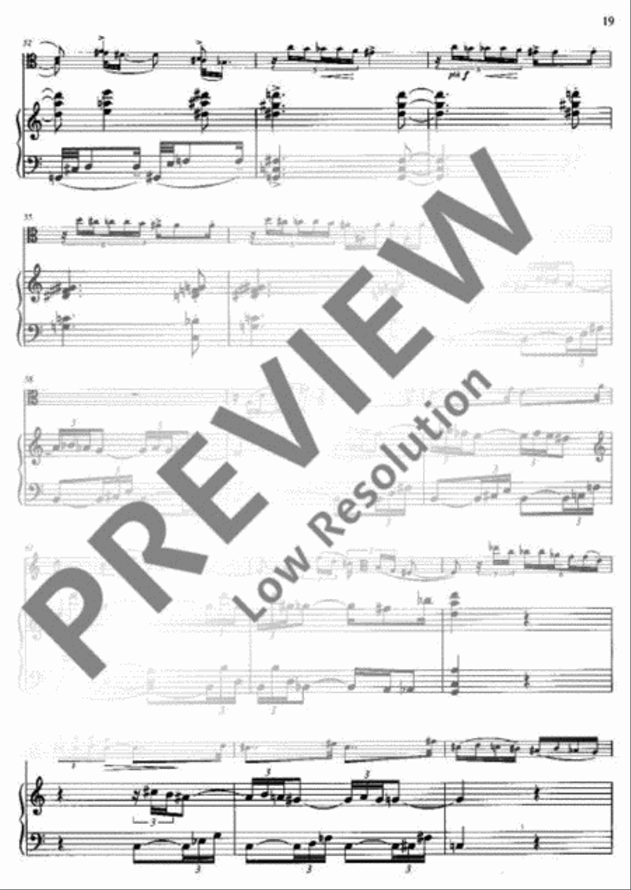 Three Elegies Piano Accompaniment scores gallery preview page 20