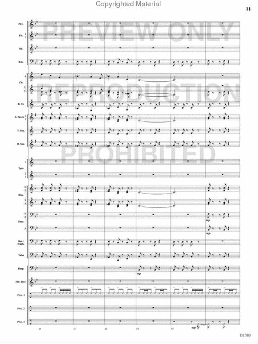 American Visions Concert Band scores gallery preview page 10
