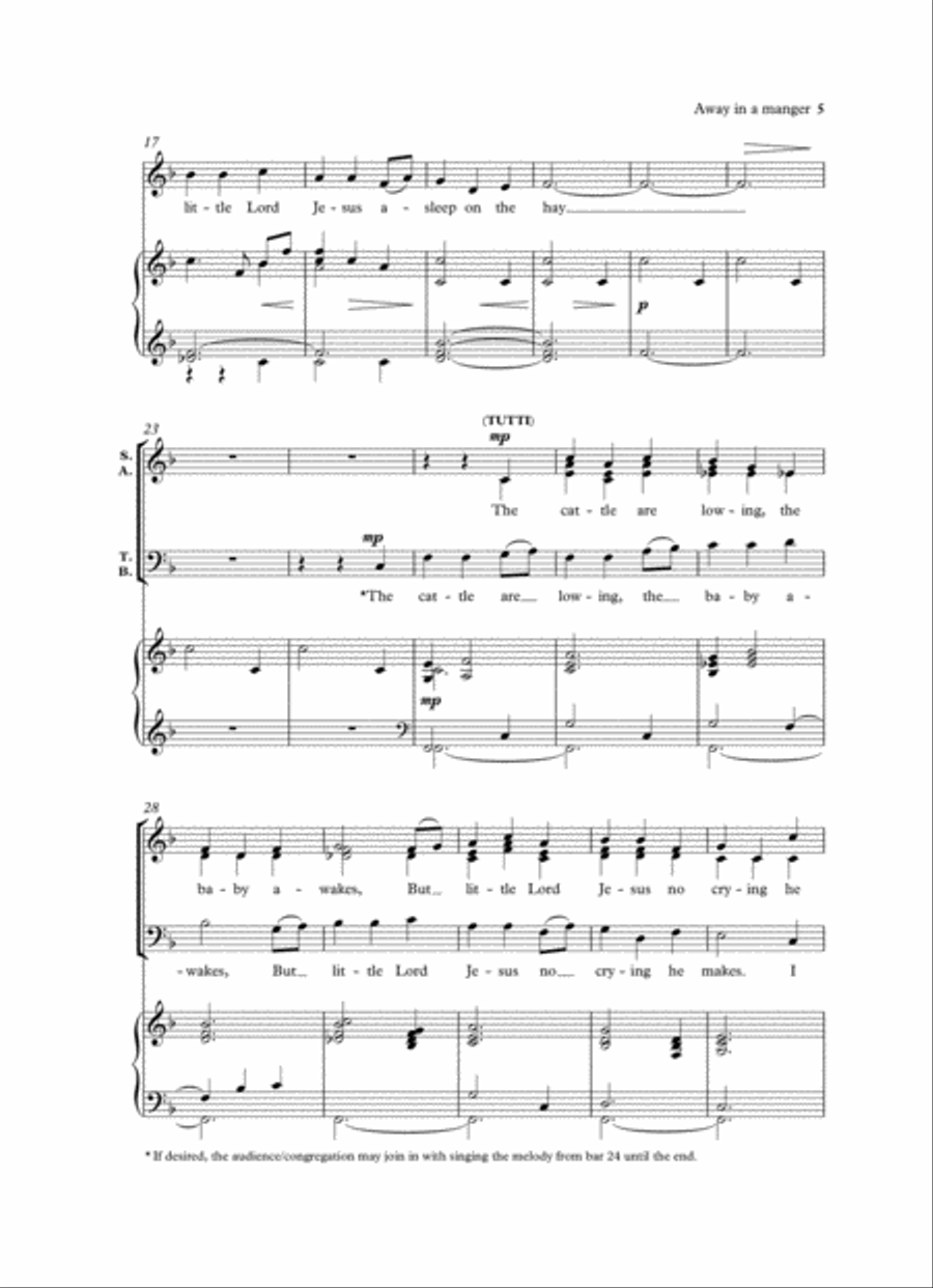Bob Chilcott Carols 2 4-Part scores gallery preview page 3